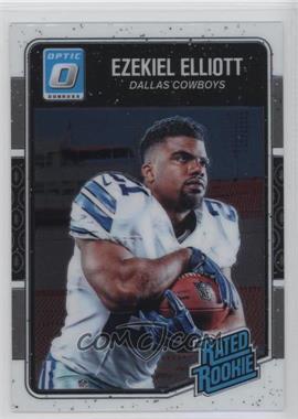 2016 Donruss Optic - [Base] #168 - Rated Rookie - Ezekiel Elliott