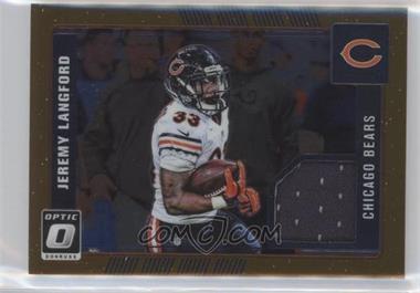 2016 Donruss Optic - Threads - Bronze #13 - Jeremy Langford