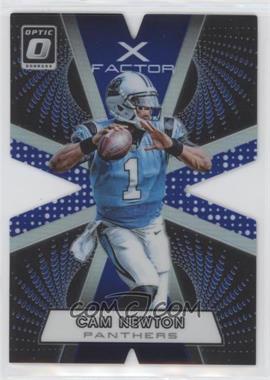 2016 Donruss Optic - X-Factor - Blue #5 - Cam Newton /149