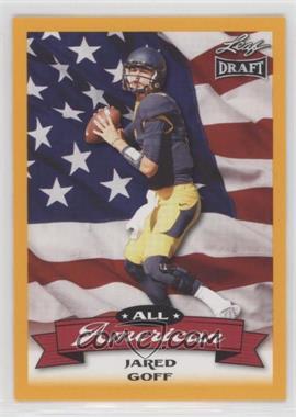 2016 Leaf Draft - All American - Gold #AA-07 - Jared Goff