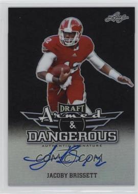 2016 Leaf Metal Draft - Armed & Dangerous - Black Prismatic #AD-JB1 - Jacoby Brissett /10