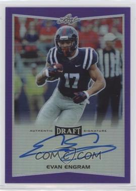 2016 Leaf Metal Draft - [Base] - Purple Prismatic #BA-EE1 - Evan Engram /25