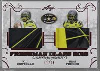 Simi Fehoko, K.J. Costello [Noted] #/15