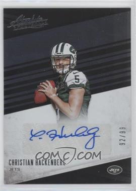 2016 Panini Absolute - Absolutely Ink #3 - Christian Hackenberg /99