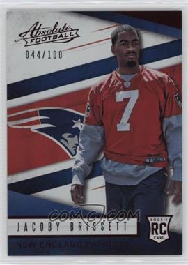 2016 Panini Absolute - [Base] - Spectrum Red #157 - Rookies - Jacoby Brissett /100