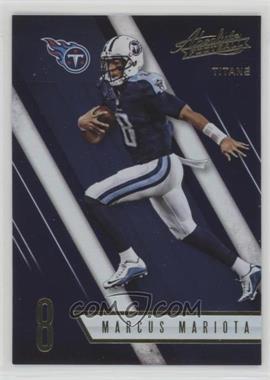 2016 Panini Absolute - [Base] #1 - Marcus Mariota