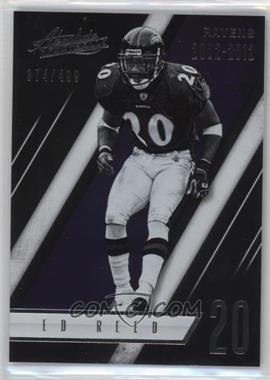 2016 Panini Absolute - [Base] #115 - Retired - Ed Reed /499