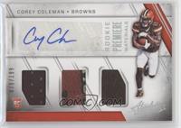 Rookie Premiere Materials Autographs - Corey Coleman #/199