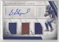 Rookie Premiere Materials Autographs - Sterling Shepard #/499