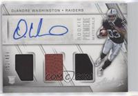 Rookie Premiere Materials Autographs - DeAndre Washington #/499