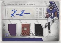 Rookie Premiere Materials Autographs - Keenan Reynolds #/499