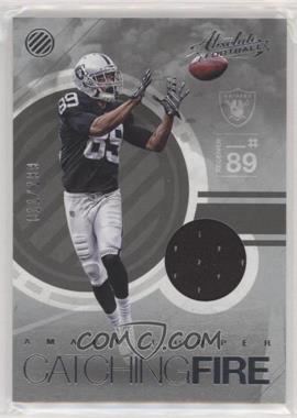 2016 Panini Absolute - Catching Fire Materials #1 - Amari Cooper /199