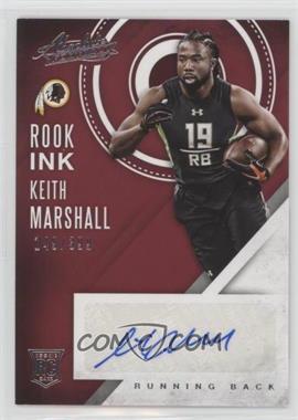2016 Panini Absolute - Rook Ink - Silver #3 - Keith Marshall /399