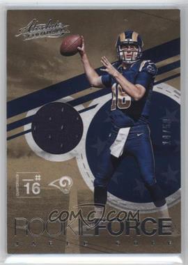 2016 Panini Absolute - Rookie Force Materials #18 - Jared Goff /50