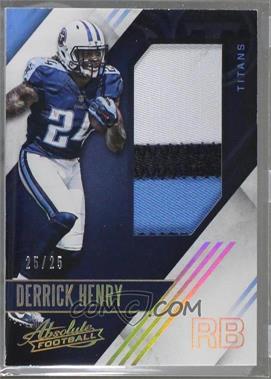 2016 Panini Absolute - Rookie Jersey - Patch #29 - Derrick Henry /25 [Noted]