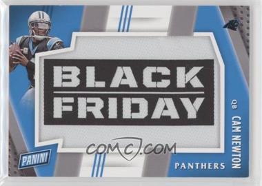 2016 Panini Black Friday Football - Black Friday Manufactured Patch #9 - Cam Newton