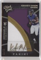 Sizeable Signatures Rookie Jersey - Kenneth Dixon [EX to NM] #/99