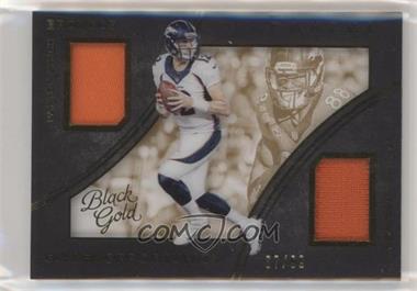 2016 Panini Black Gold - Golden Opportunity Materials #GO2 - Paxton Lynch, Demaryius Thomas /99
