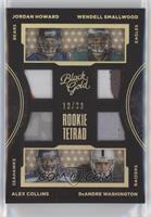 Jordan Howard, Wendell Smallwood, Alex Collins, DeAndre Washington #/99