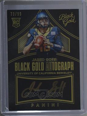 2016 Panini Black Gold Collegiate - Autographs #101 - Jared Goff /99