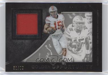 2016 Panini Black Gold Collegiate - Golden Opportunity - White Gold #11 - Ezekiel Elliott /99