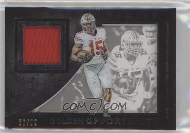 2016 Panini Black Gold Collegiate - Golden Opportunity - White Gold #11 - Ezekiel Elliott /99