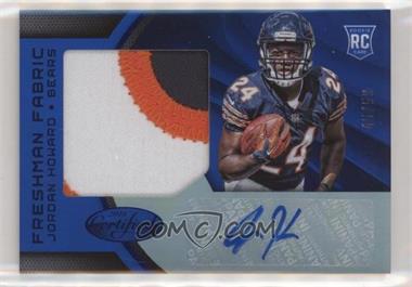 2016 Panini Certified - [Base] - Mirror Blue #233 - Freshman Fabrics Signatures - Jordan Howard /50