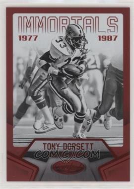 2016 Panini Certified - [Base] - Mirror Red #130 - Immortals - Tony Dorsett /99