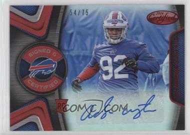 2016 Panini Certified - Signed and Certified - Mirror Red #SC-AW - Adolphus Washington /75
