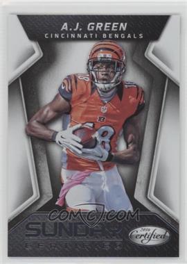 2016 Panini Certified - Sunday Certified #16 - A.J. Green