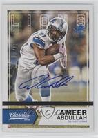 Ameer Abdullah #/25