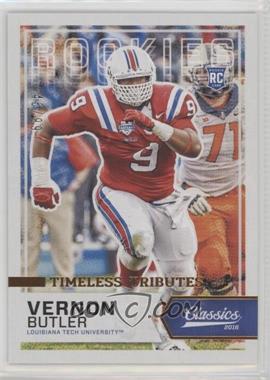 2016 Panini Classics - [Base] - Timeless Tributes Bronze #213 - Rookies - Vernon Butler /99