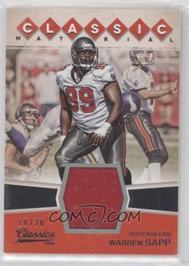 2016 Panini Classics - Classic Material #26 - Warren Sapp /30