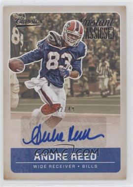 2016 Panini Classics - Instant Classics Ink #IC-AR - Andre Reed /49