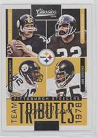 Joe Greene, John Stallworth, Franco Harris, Terry Bradshaw