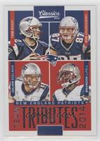 Julian Edelman, Brandon LaFell, Rob Gronkowski, Tom Brady