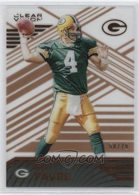 2016 Panini Clear Vision - [Base] - Bronze #74.1 - Brett Favre (Green Bay Packers) /79