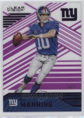 2016 Panini Clear Vision - [Base] - Purple #47 - Eli Manning /9