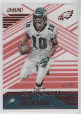 2016 Panini Clear Vision - [Base] - Red #70.2 - Variations Level 1 - DeSean Jackson (Philadelphia Eagles) /49