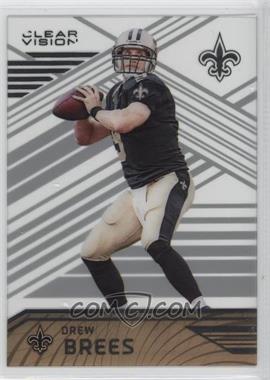 2016 Panini Clear Vision - [Base] #44.1 - Drew Brees (New Orleans Saints)