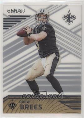2016 Panini Clear Vision - [Base] #44.1 - Drew Brees (New Orleans Saints)