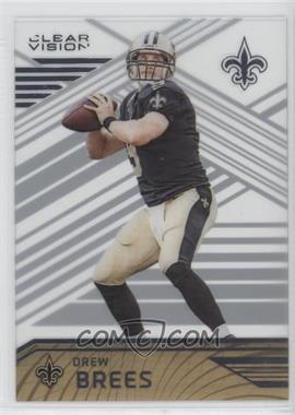 2016 Panini Clear Vision - [Base] #44.1 - Drew Brees (New Orleans Saints)