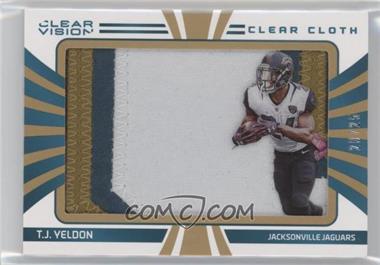 2016 Panini Clear Vision - Clear Cloth Jerseys - Prime #25 - T.J. Yeldon /25