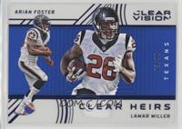 Arian Foster, Lamar Miller #/99