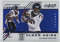 Andre Johnson, DeAndre Hopkins #/99