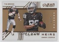 Tim Brown, Amari Cooper #/79