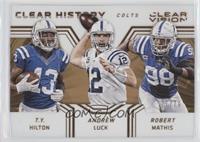 T.Y. Hilton, Andrew Luck, Robert Mathis #/79