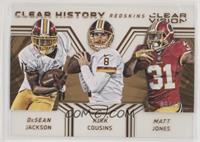 DeSean Jackson, Kirk Cousins, Matt Jones #/79