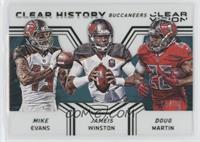 Mike Evans, Jameis Winston, Doug Martin #/19