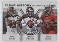 Mike Evans, Jameis Winston, Doug Martin